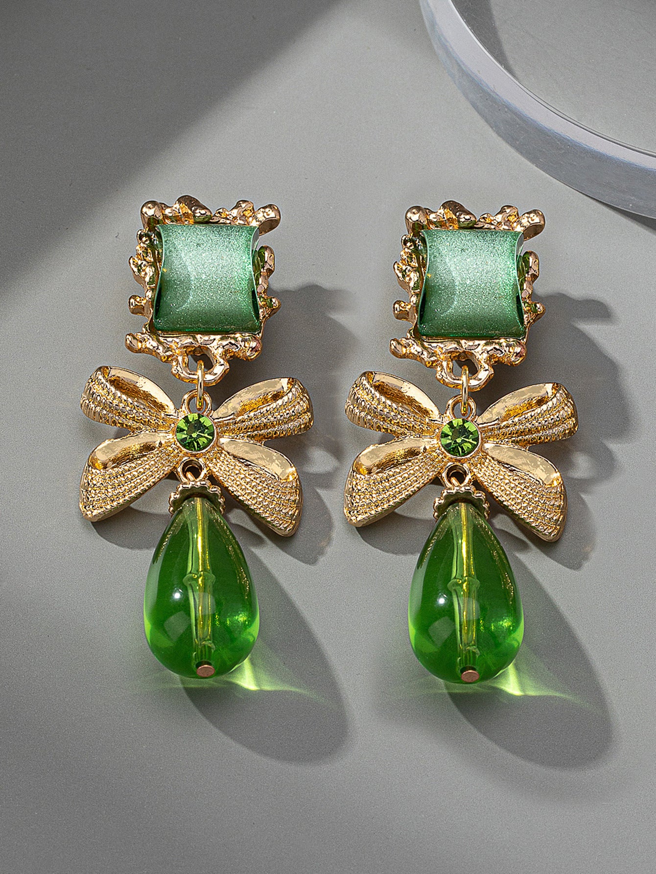 Black Bow Niche Design Graceful Earrings