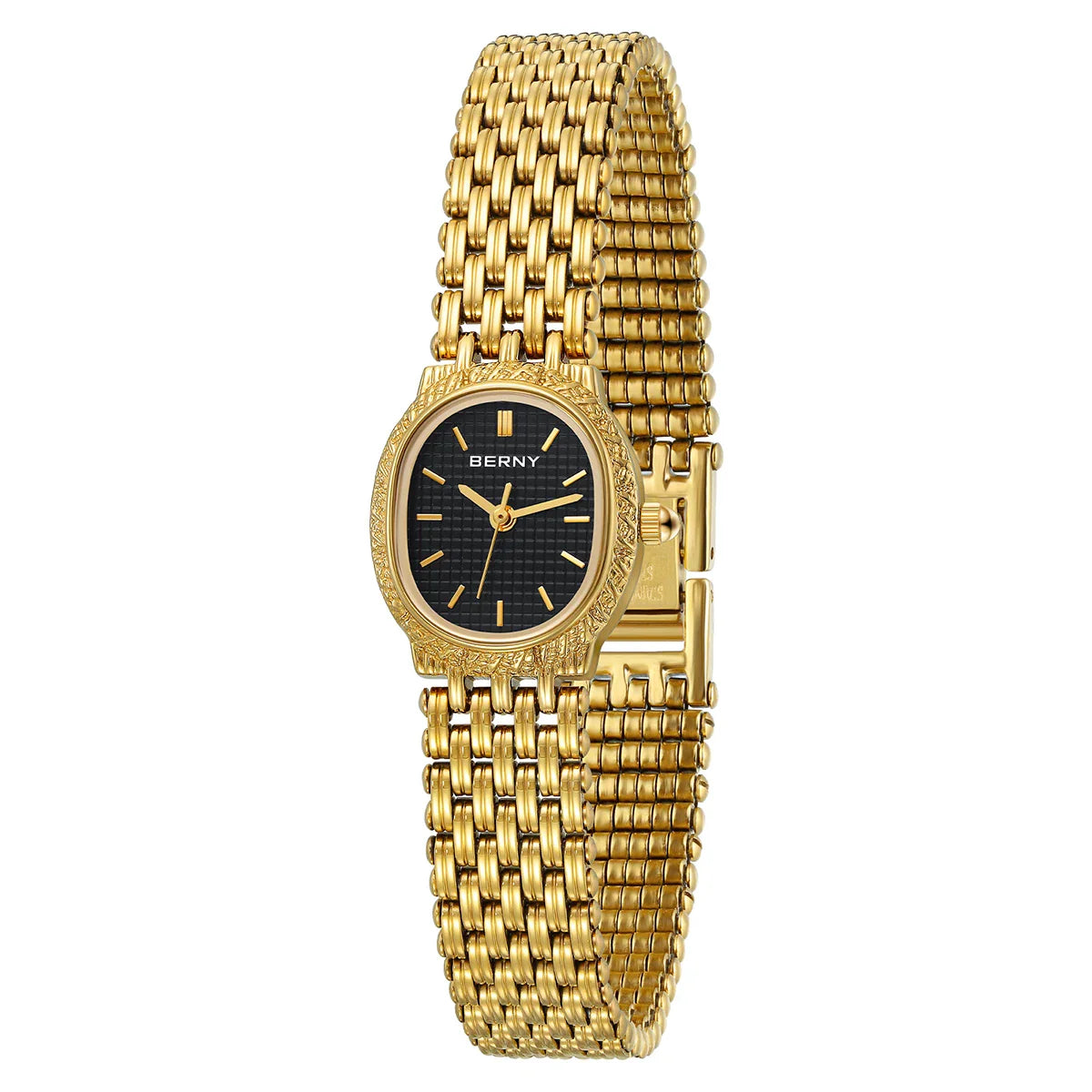 Gilded Brilliance Jewelry Bracelet Watch