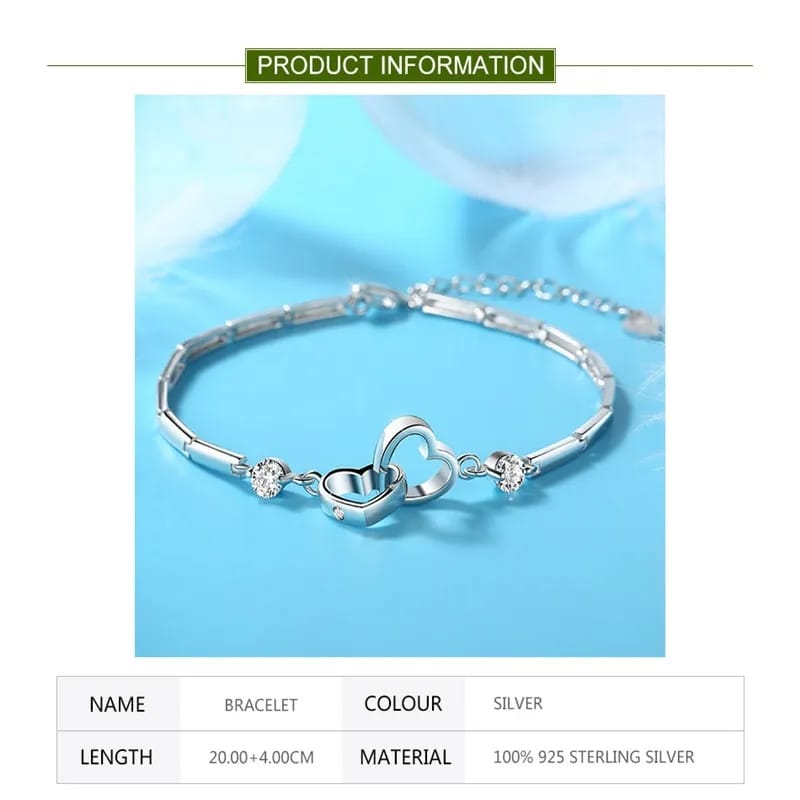 Lovers Heart Bracelet - Low In Stock