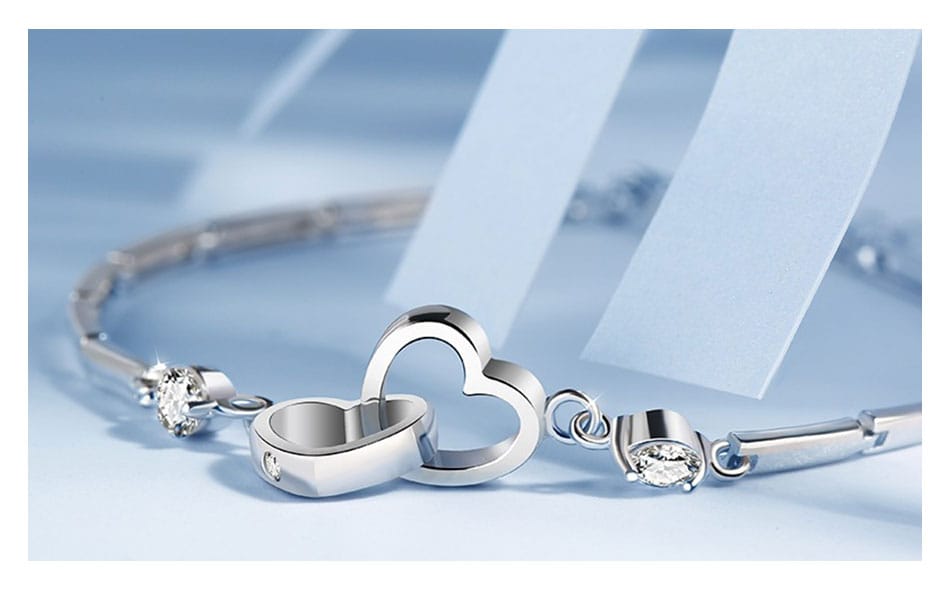 Lovers Heart Bracelet - Low In Stock