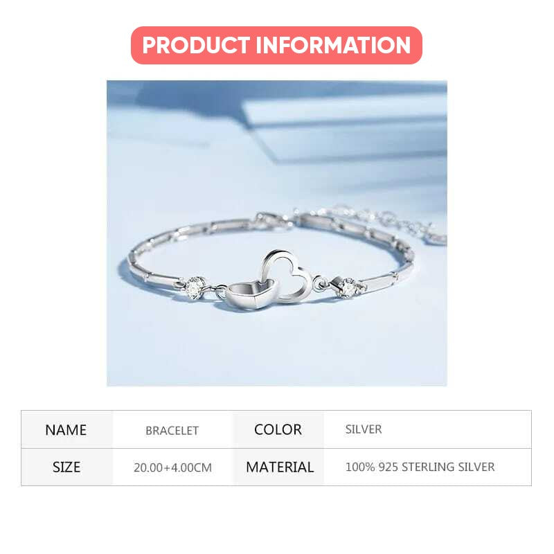 Lovers Heart Bracelet - Low In Stock