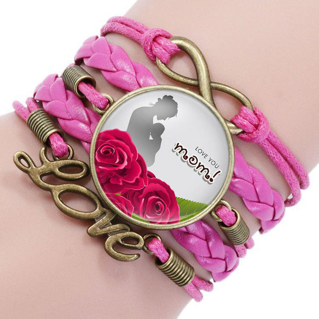BEST MOM EVER bracelets/Bangle Fashion Mother Jewelry Gift