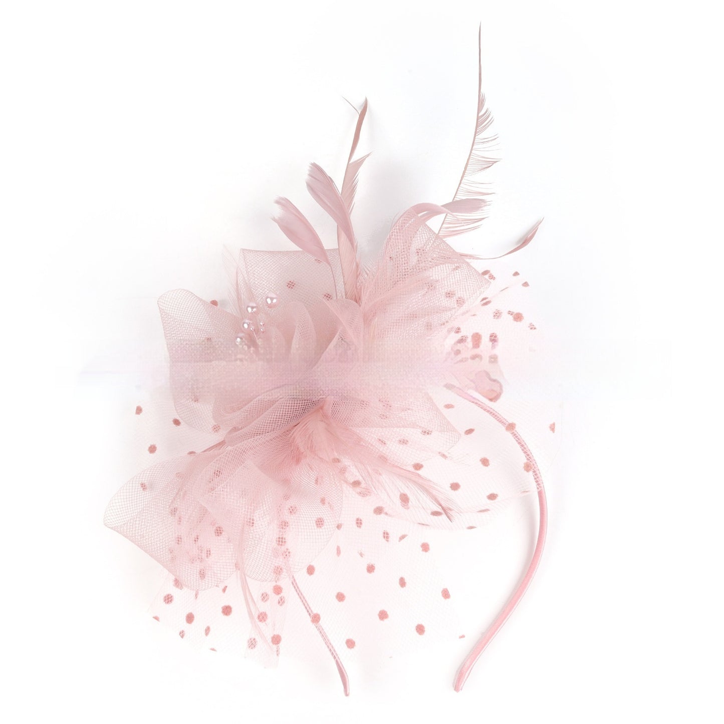 Headwear Bridal Hair Accessories Mesh Billycock Headband