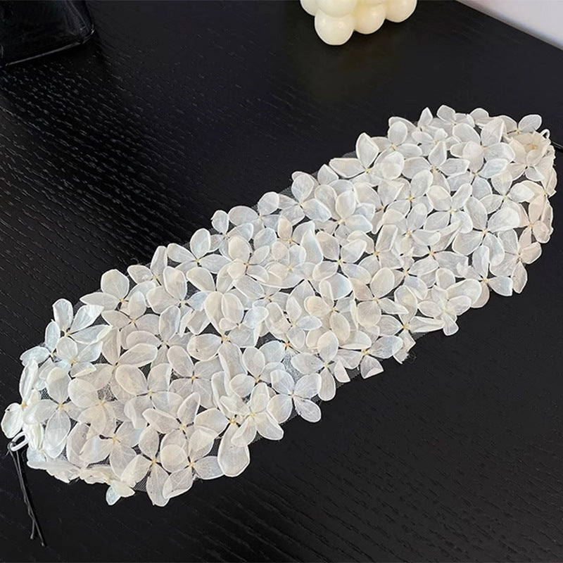 White Half Garland Headband Hair Band Head Accessories