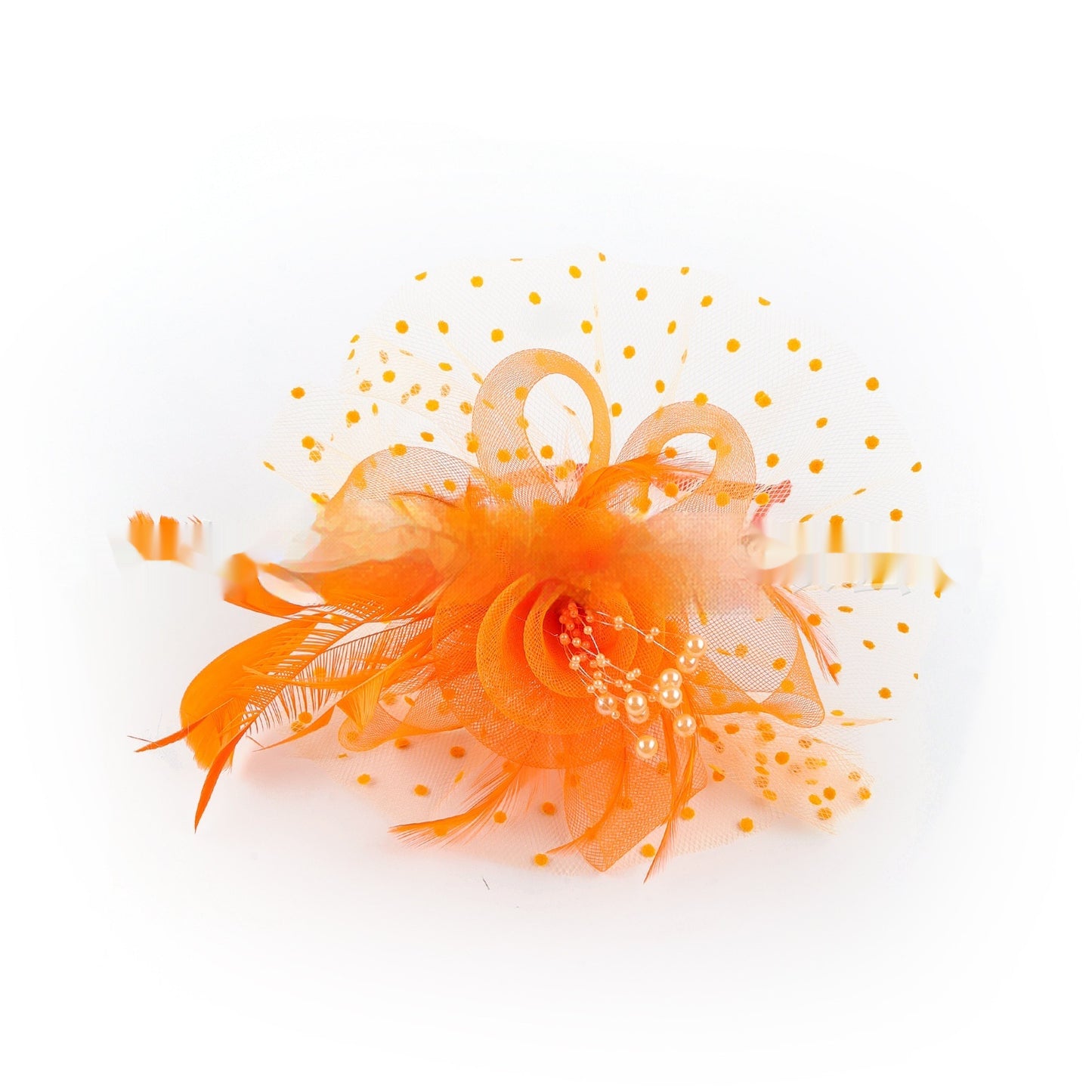 Headwear Bridal Hair Accessories Mesh Billycock Headband