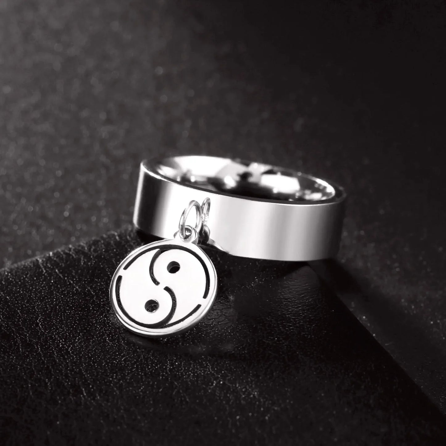 Minimalist Floral Stainless Steel Ring