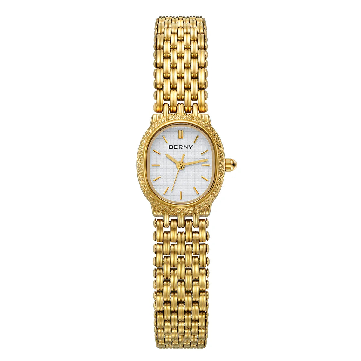 Gilded Brilliance Jewelry Bracelet Watch