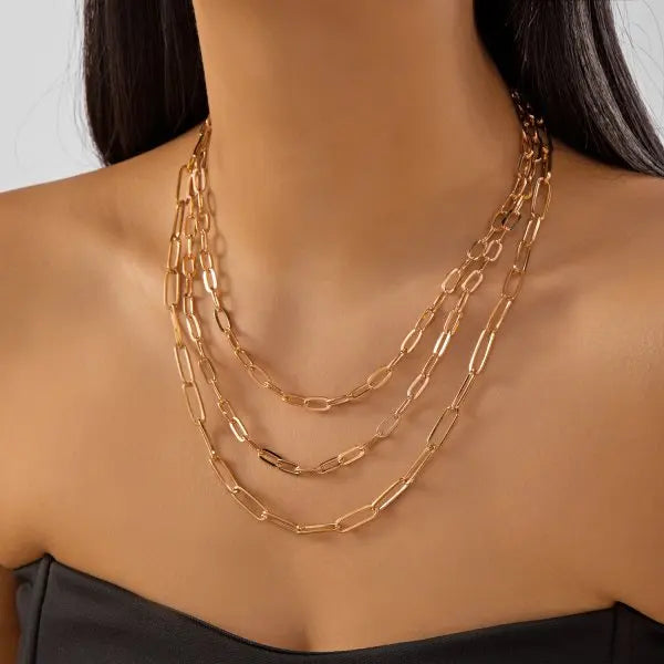 Multilayer Evil Eye Pearl Necklace