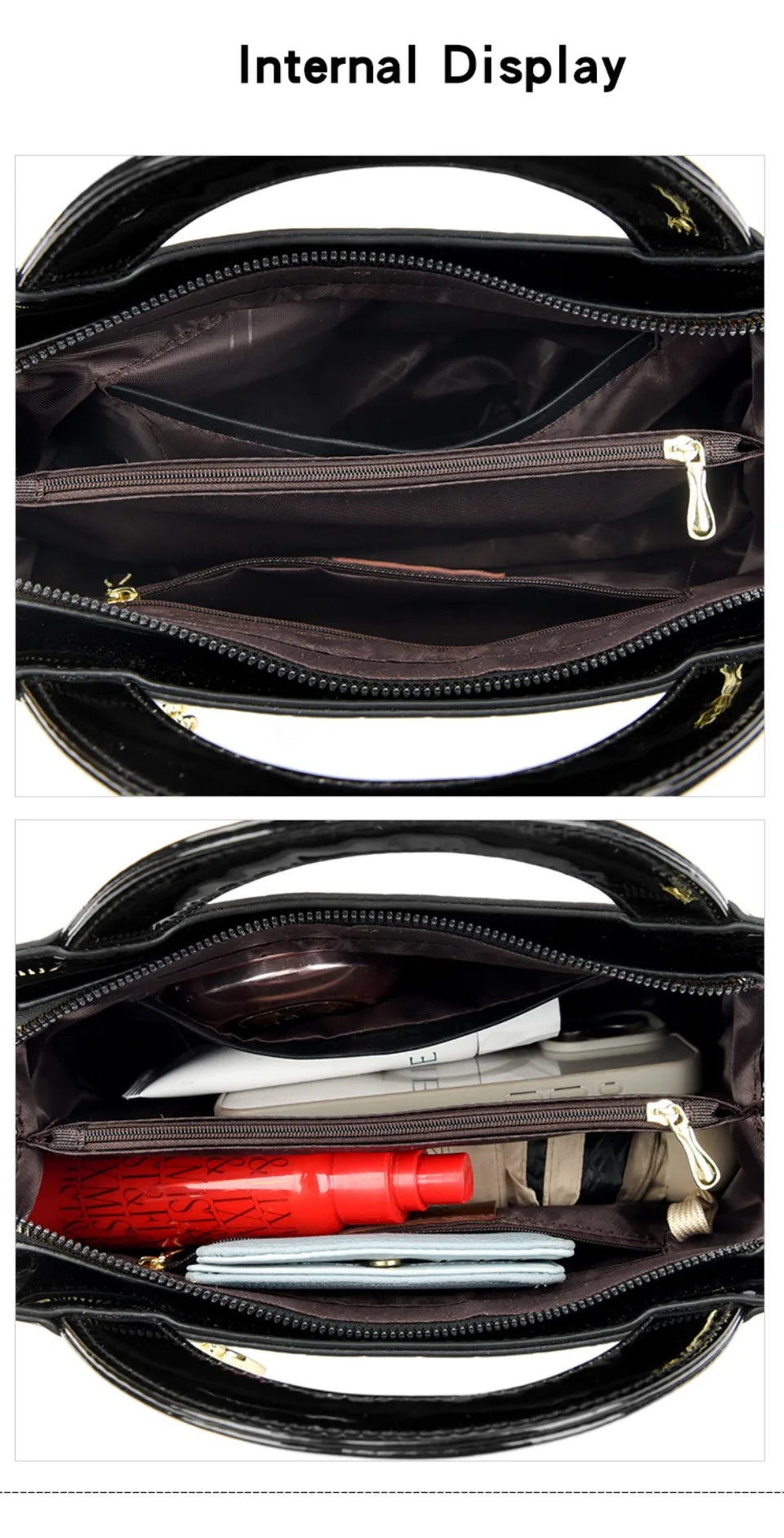 Alligator Motif Kangaroo Brand Bag