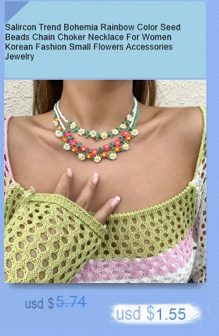Bohemian Multi-Layered Beach Necklace