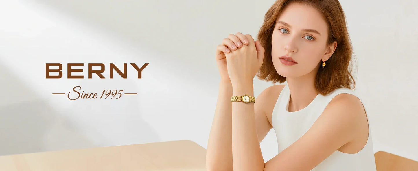 Gilded Brilliance Jewelry Bracelet Watch