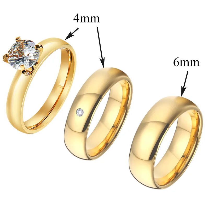 Frosted Gilded Promise Engagement Ring
