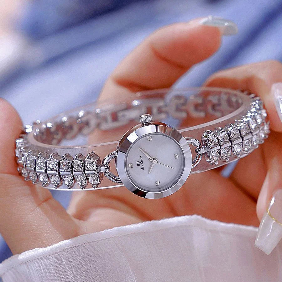 Diamond Encrusted Petite Chain Watch
