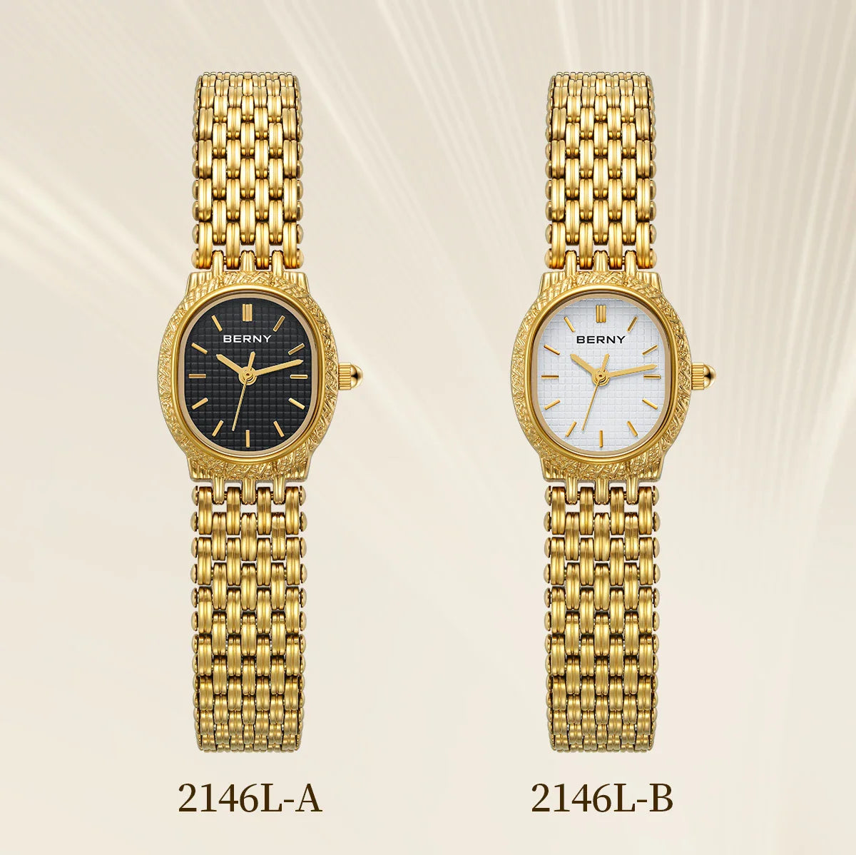Gilded Brilliance Jewelry Bracelet Watch