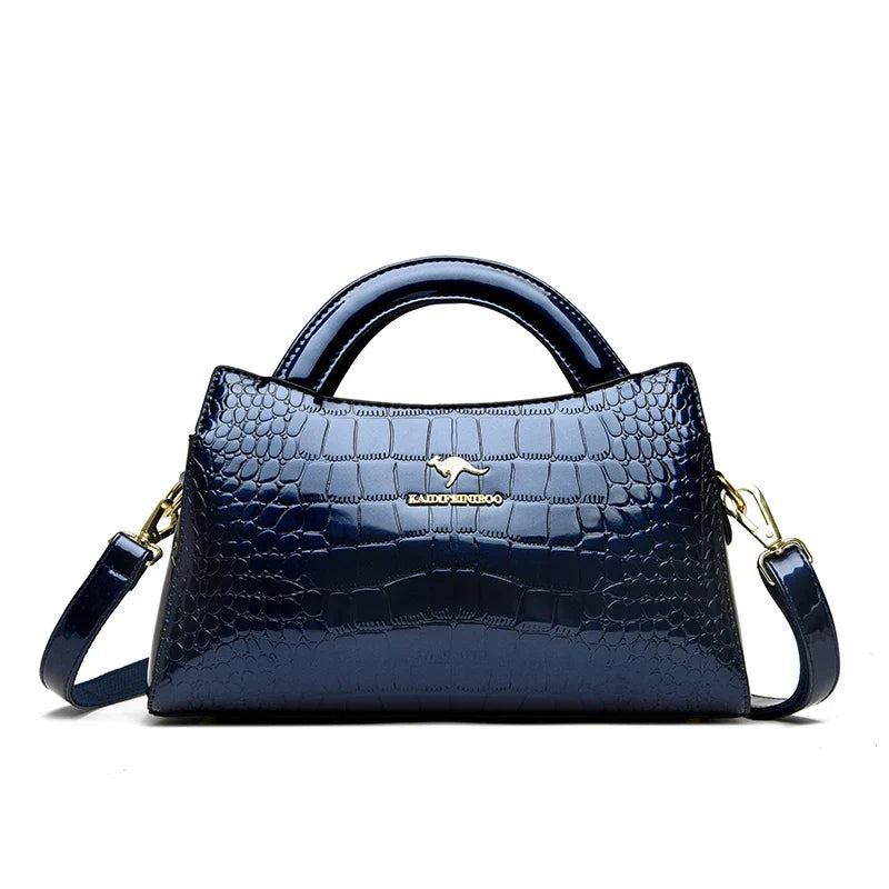 Alligator Motif Kangaroo Brand Bag