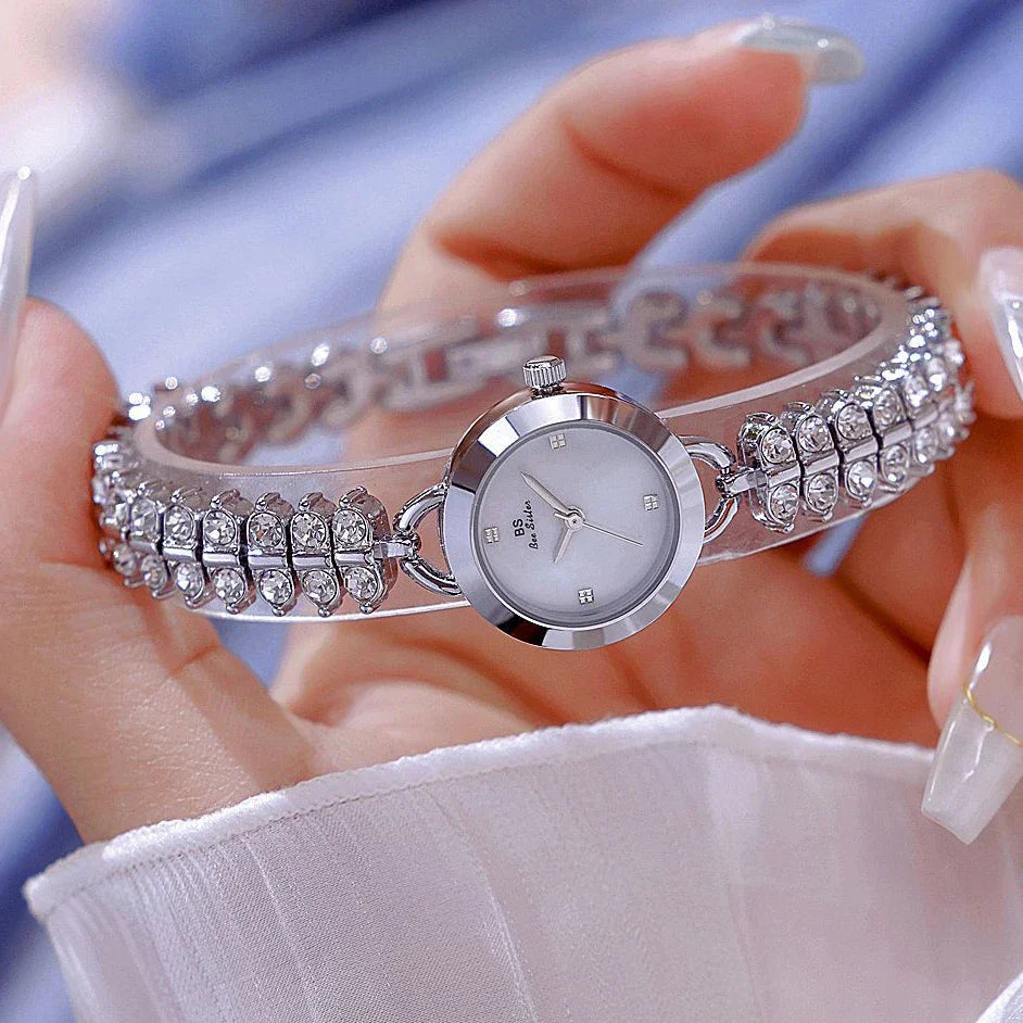 Diamond Encrusted Petite Chain Watch