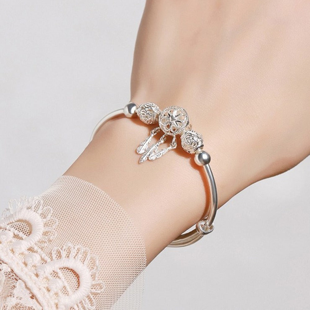 Heavenly dreams bracelet - The dreamcatcher charm bracelet - LOW STOCK