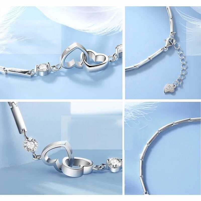 MOTHER & DAUGHTER LOVE FOREVER- Heart in Heart charm