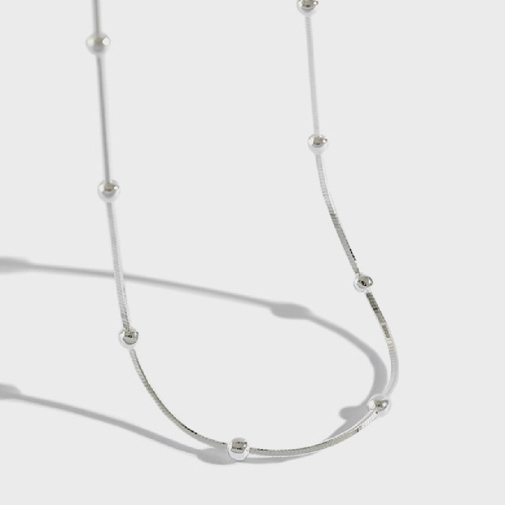 Sterling Silver Simple All-match Necklace