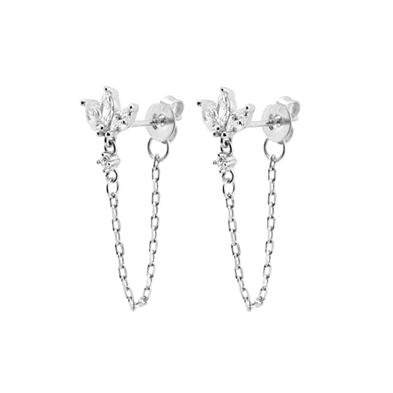 Luxury Butterfly Zircon Ear Stud Earring Fashion Trend