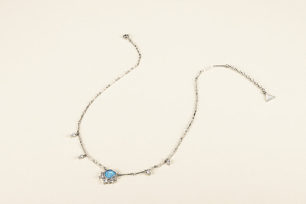 Opulence in bloom - Antique opal necklace [Premium Collection]