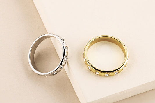 Shine Bright with the Solar Band Ring [Low stock]