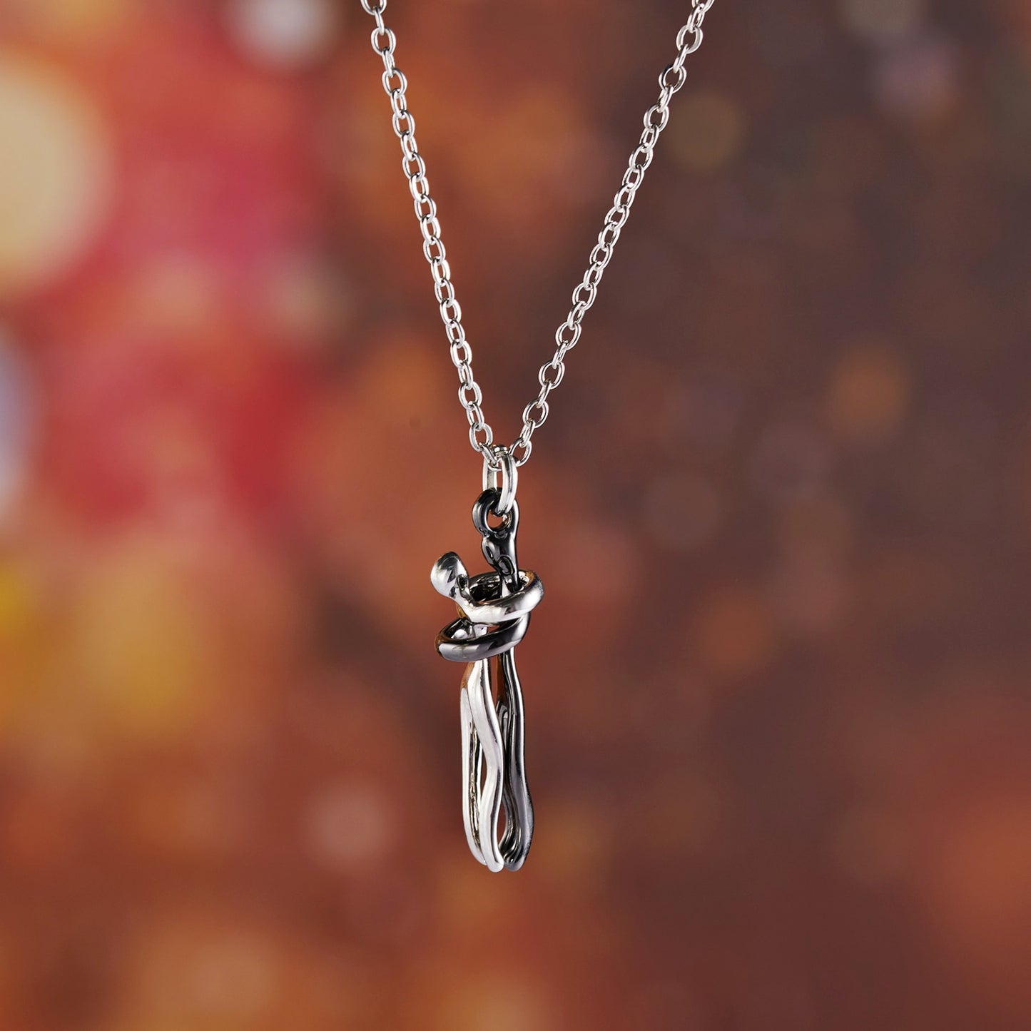 57% OFF CHRISTMAS SALE -Affectionate Couple Hugging Pendant Necklace [LOW STOCK]