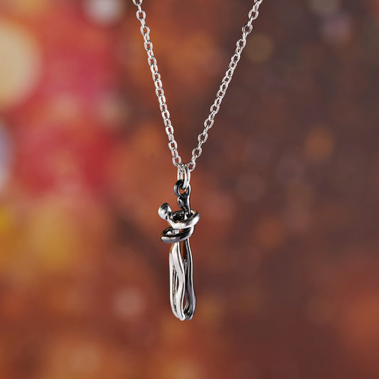 57% OFF CHRISTMAS SALE -Affectionate Couple Hugging Pendant Necklace [LOW STOCK]