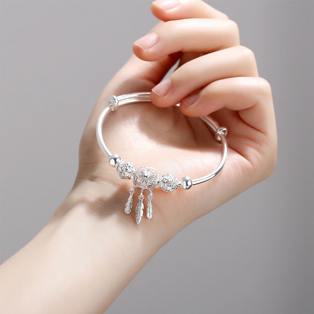 Heavenly dreams bracelet - The dreamcatcher charm bracelet - LOW STOCK
