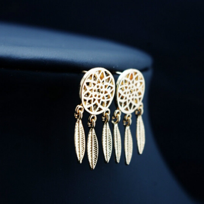Dripping and Dreamy - Dreamcatcher Earrings
