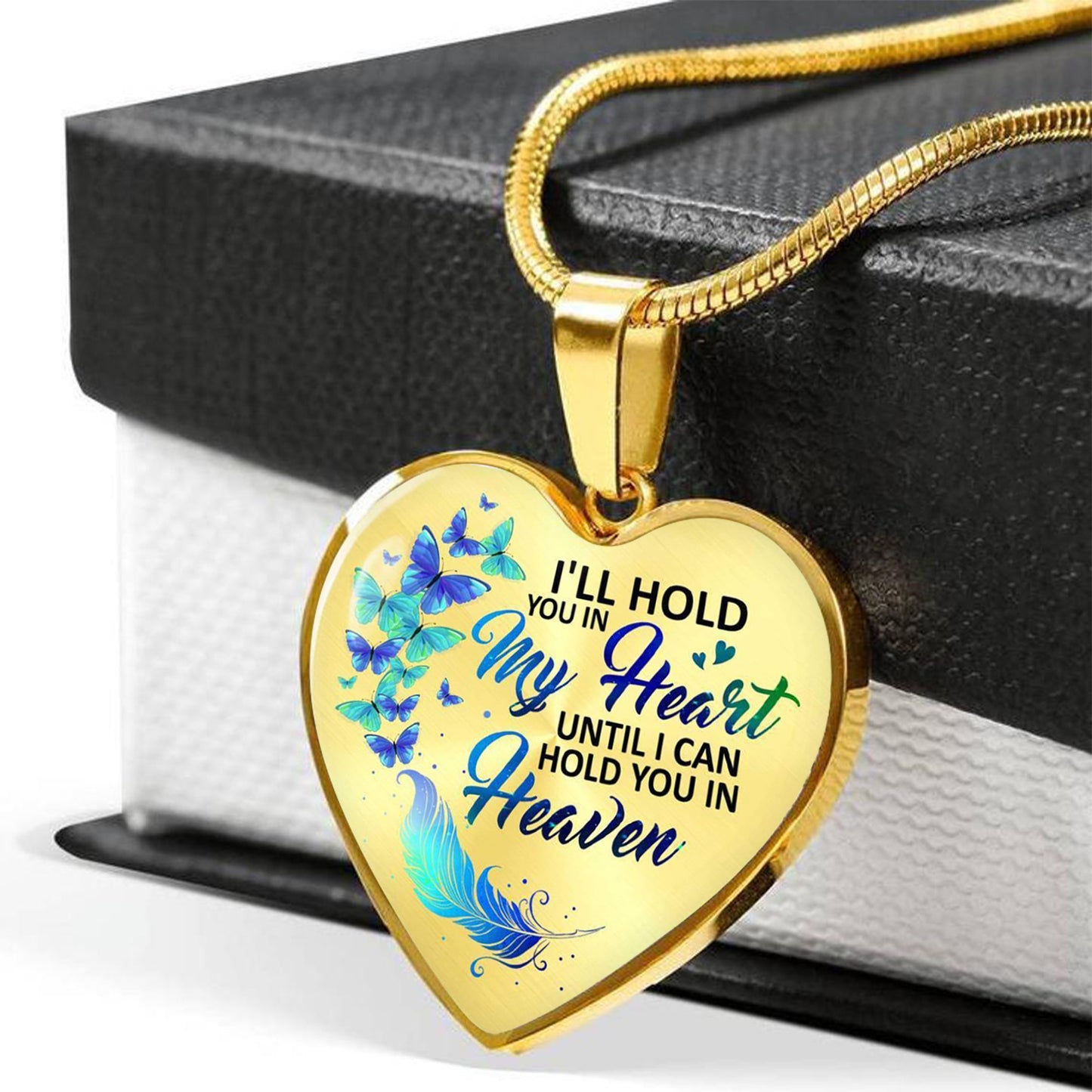 I Will Hold You In My Heart Memorial Necklace [LOW STOCK]