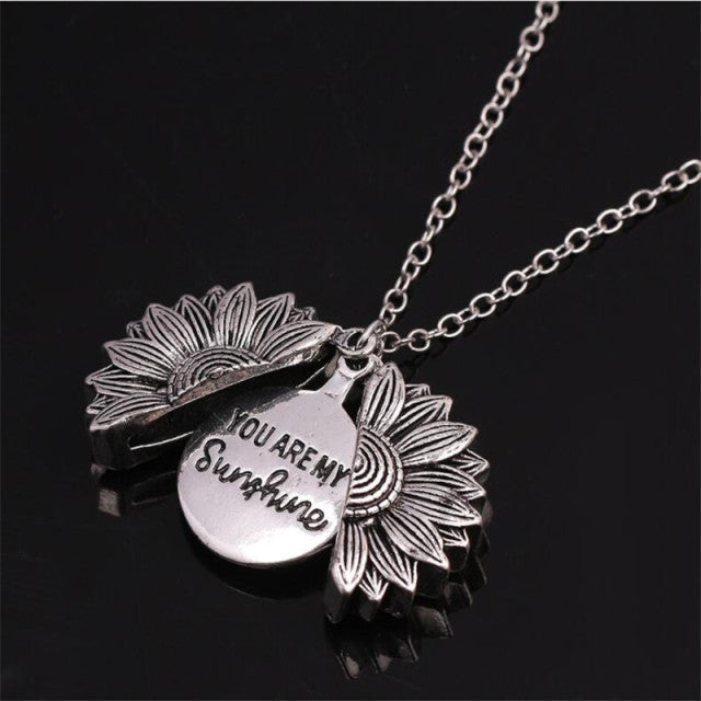Unique Sunflower Locket Pendant [LOW STOCK]