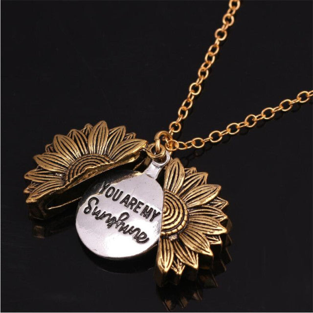 Unique Sunflower Locket Pendant [LOW STOCK]