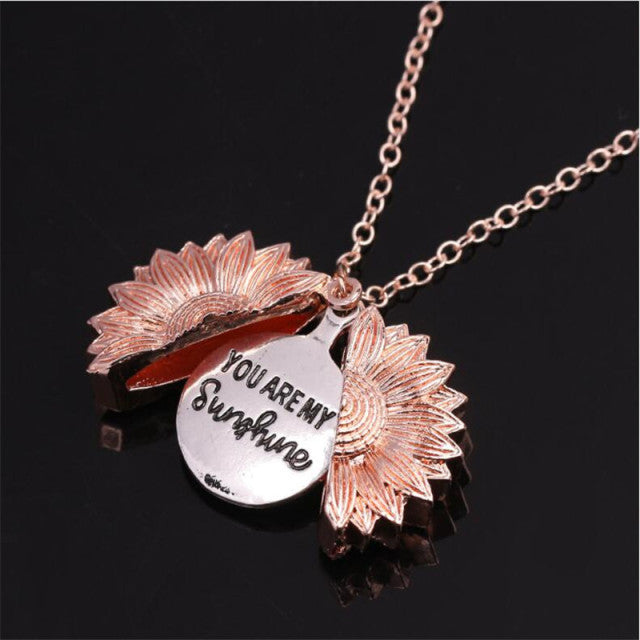 Unique Sunflower Locket Pendant [LOW STOCK]
