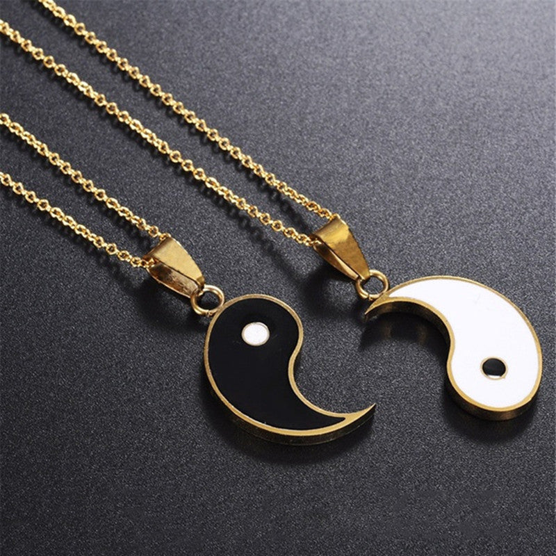 1 Pair Tai Chi Paired Pendant Couple Necklace [LOW STOCK]