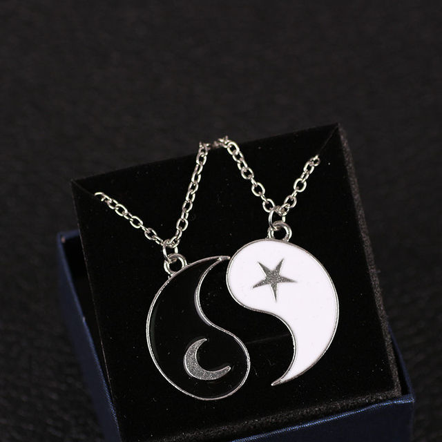 1 Pair Tai Chi Paired Pendant Couple Necklace [LOW STOCK]
