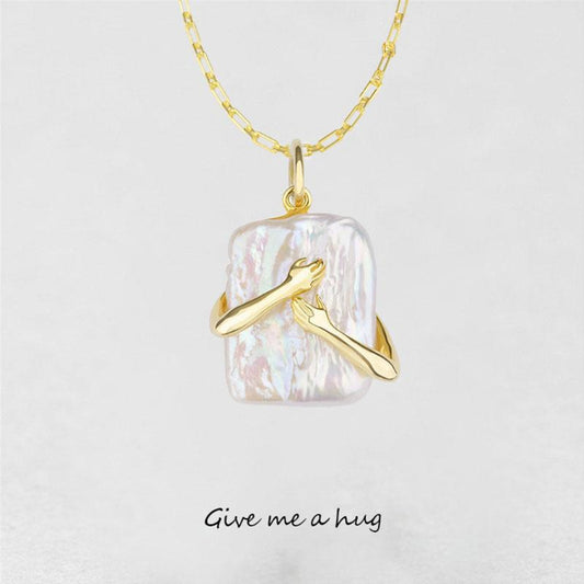 Couple Hugging Necklace [ALMOST SOLD OUT]