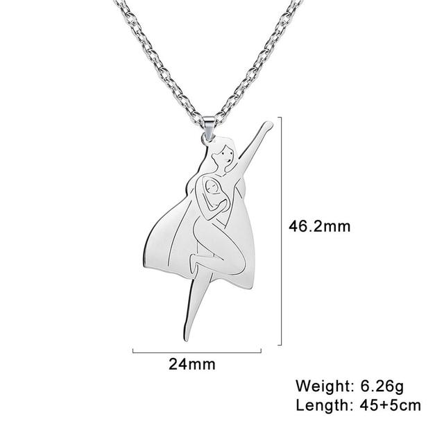 Baby Mother Pregnant Family Necklace