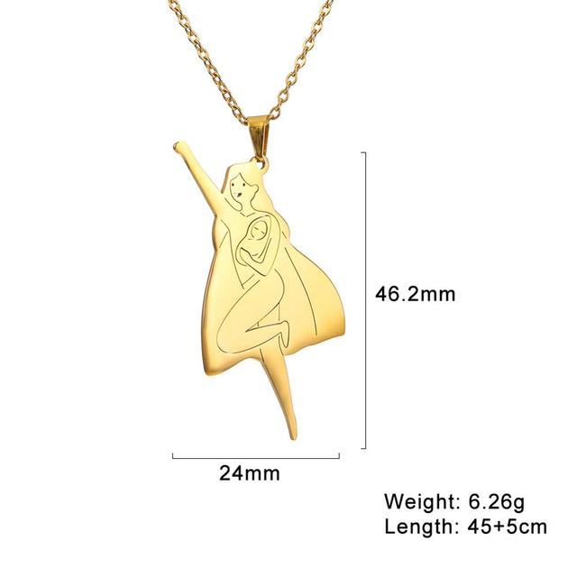 Baby Mother Pregnant Family Necklace