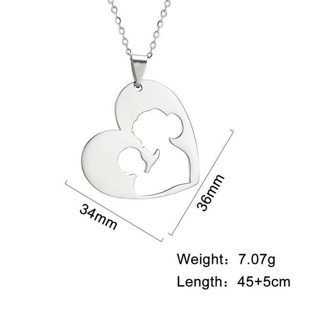 Baby Mother Pregnant Family Necklace