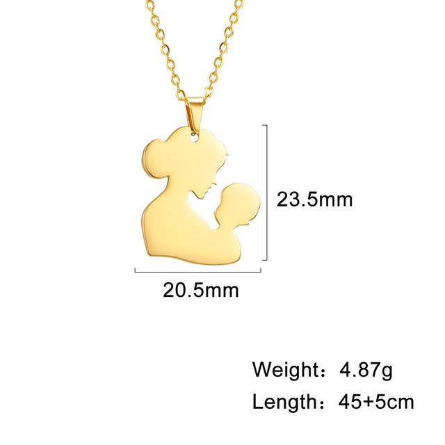 Baby Mother Pregnant Family Necklace